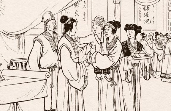 VR彩票故事：木匠赴宴儿子嘴馋偷吃糕点他把儿子塞进棺材躲过一劫(图1)